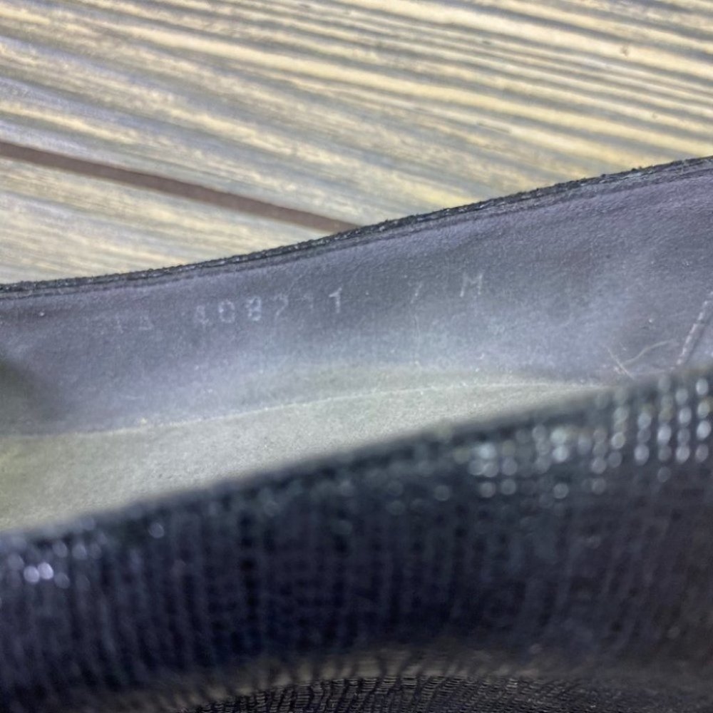 Stuart Weizman Black Covered Wedges - Picture 7 of 8